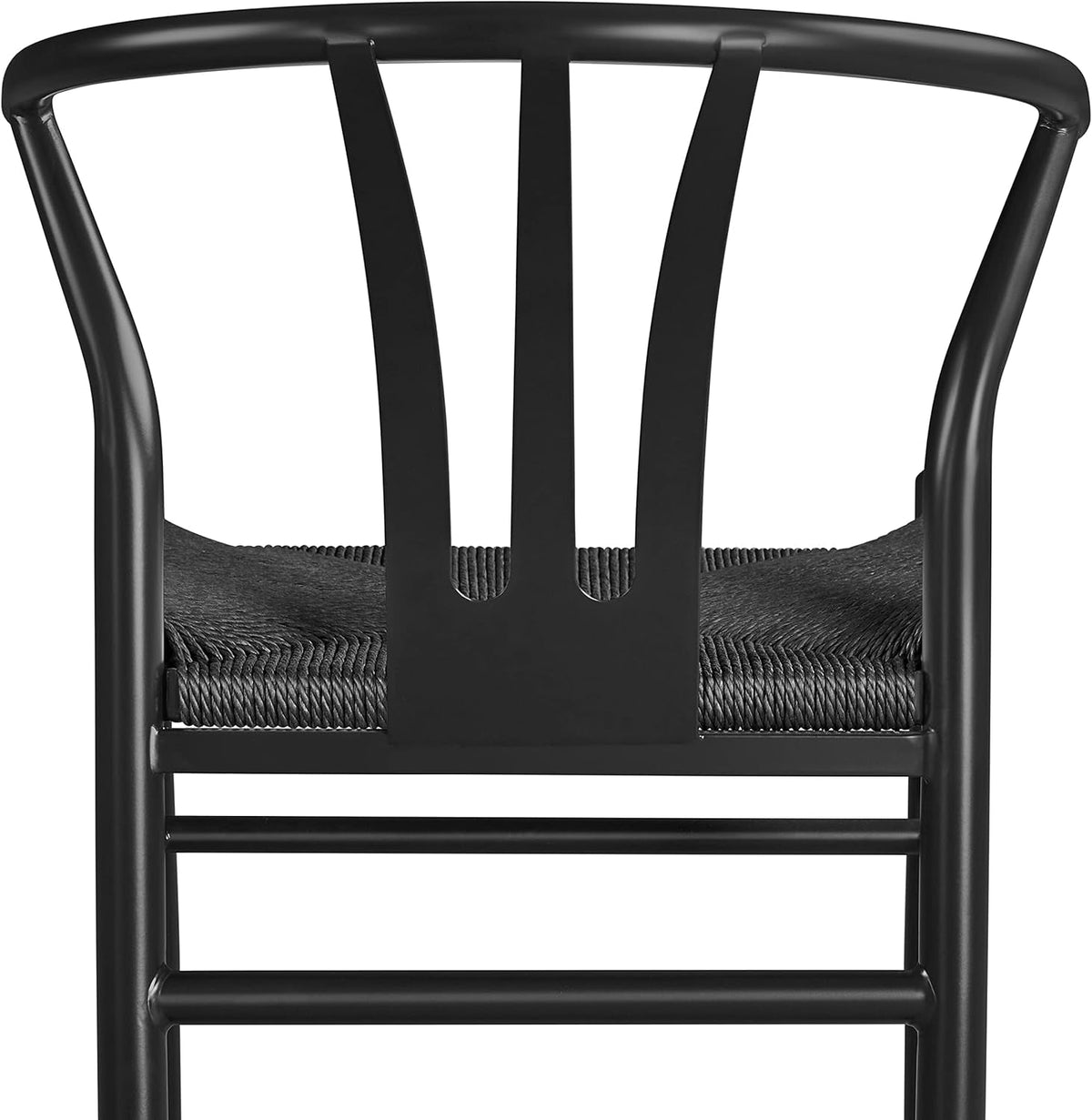 Mid Century Modern Rattan Dining Chair Set Of 2 Black