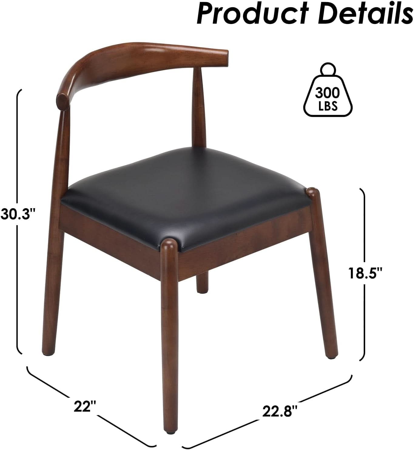 Midcentury Dining Chairs With Durable Premium Rope