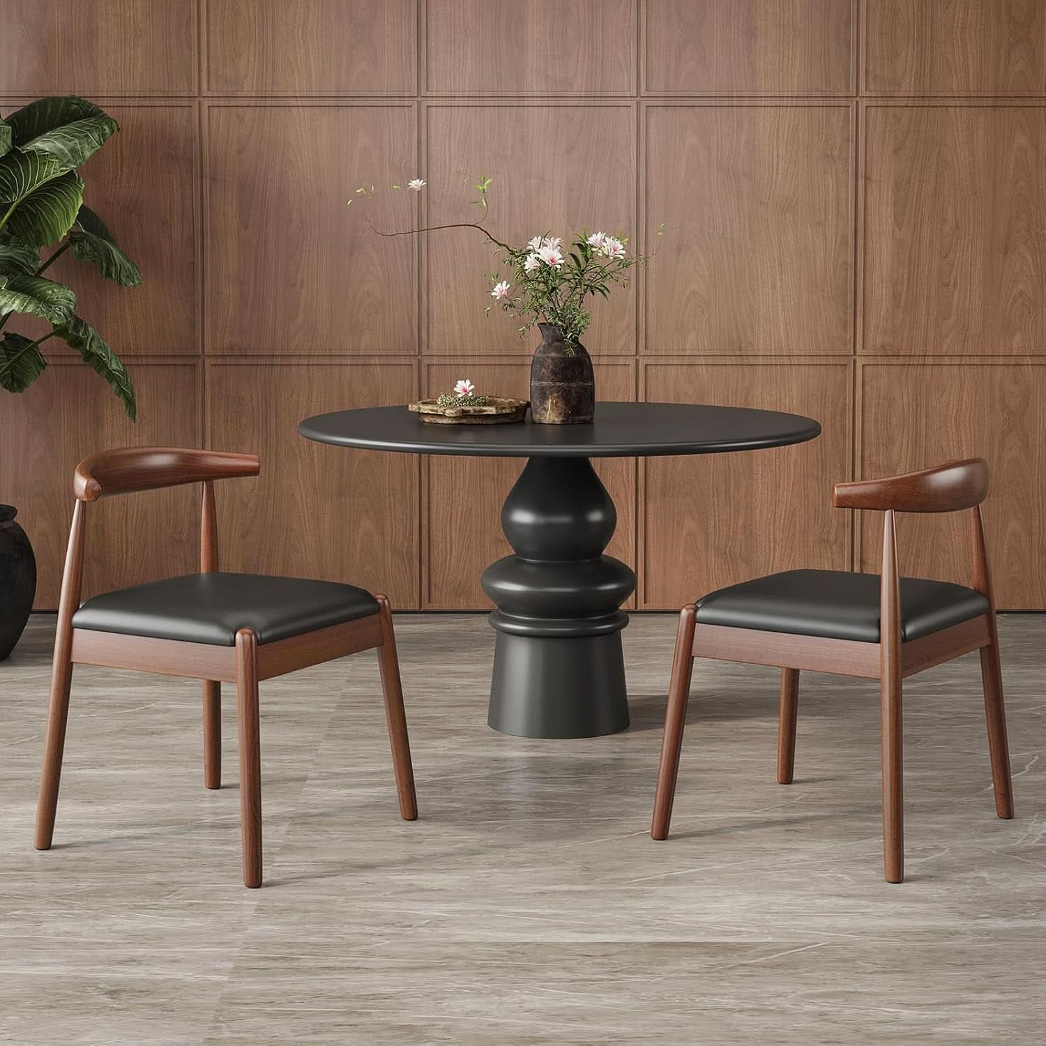 Midcentury Dining Chairs With Durable Premium Rope