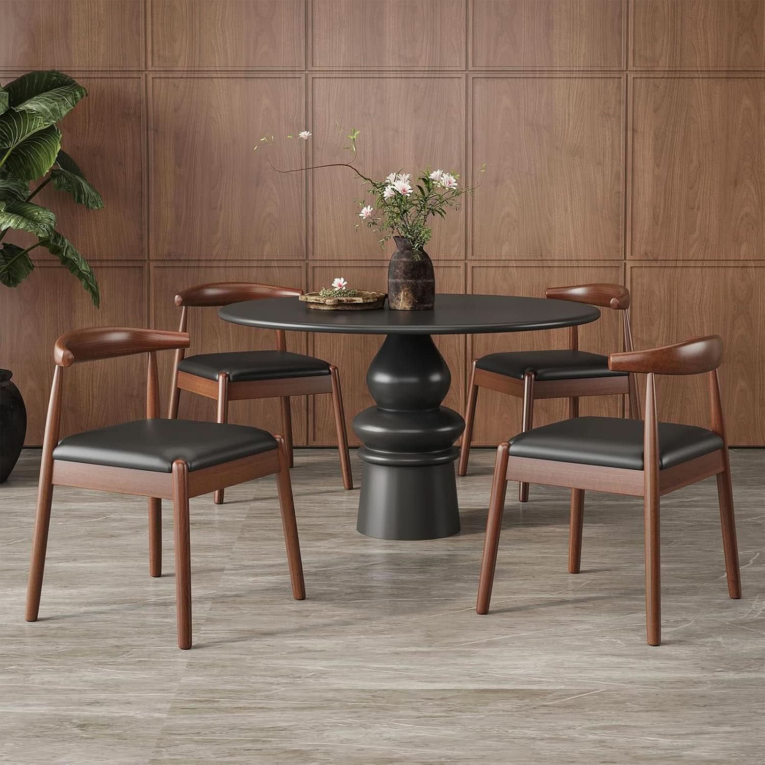 Midcentury Dining Chairs With Durable Premium Rope