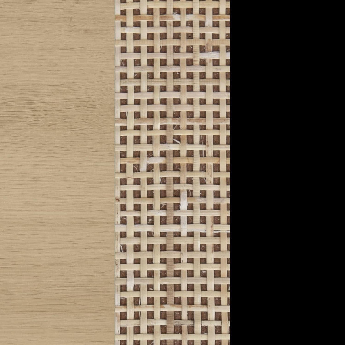 Mina Modern TV Stand With Storage Doors Oak Finish
