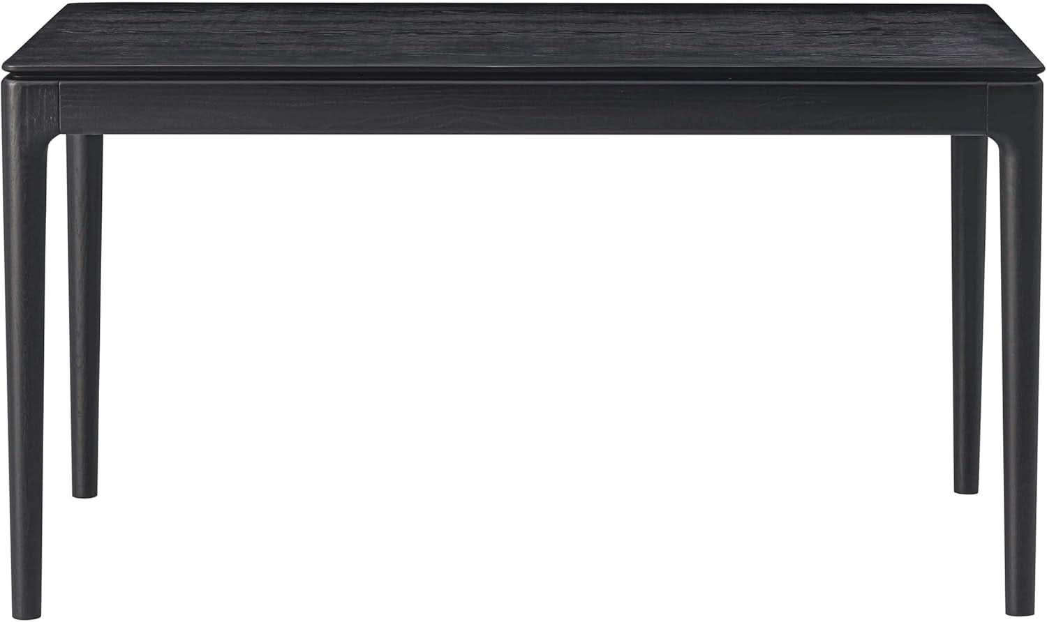 Mingle 55 Inch Modern Rectangular Dinner Table Burnt Black
