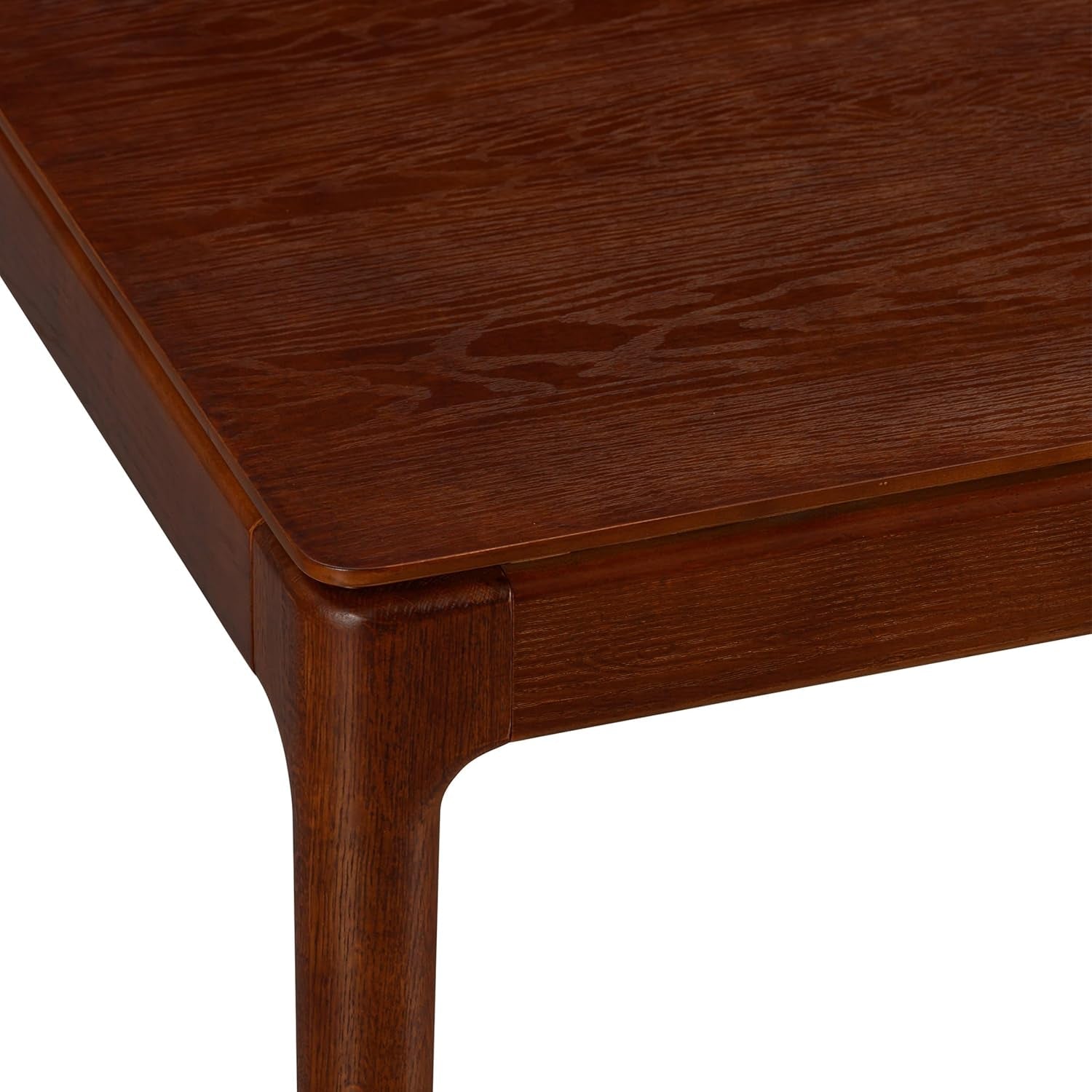Mingle 55 Inch Rectangular Dinner Table Dark Walnut