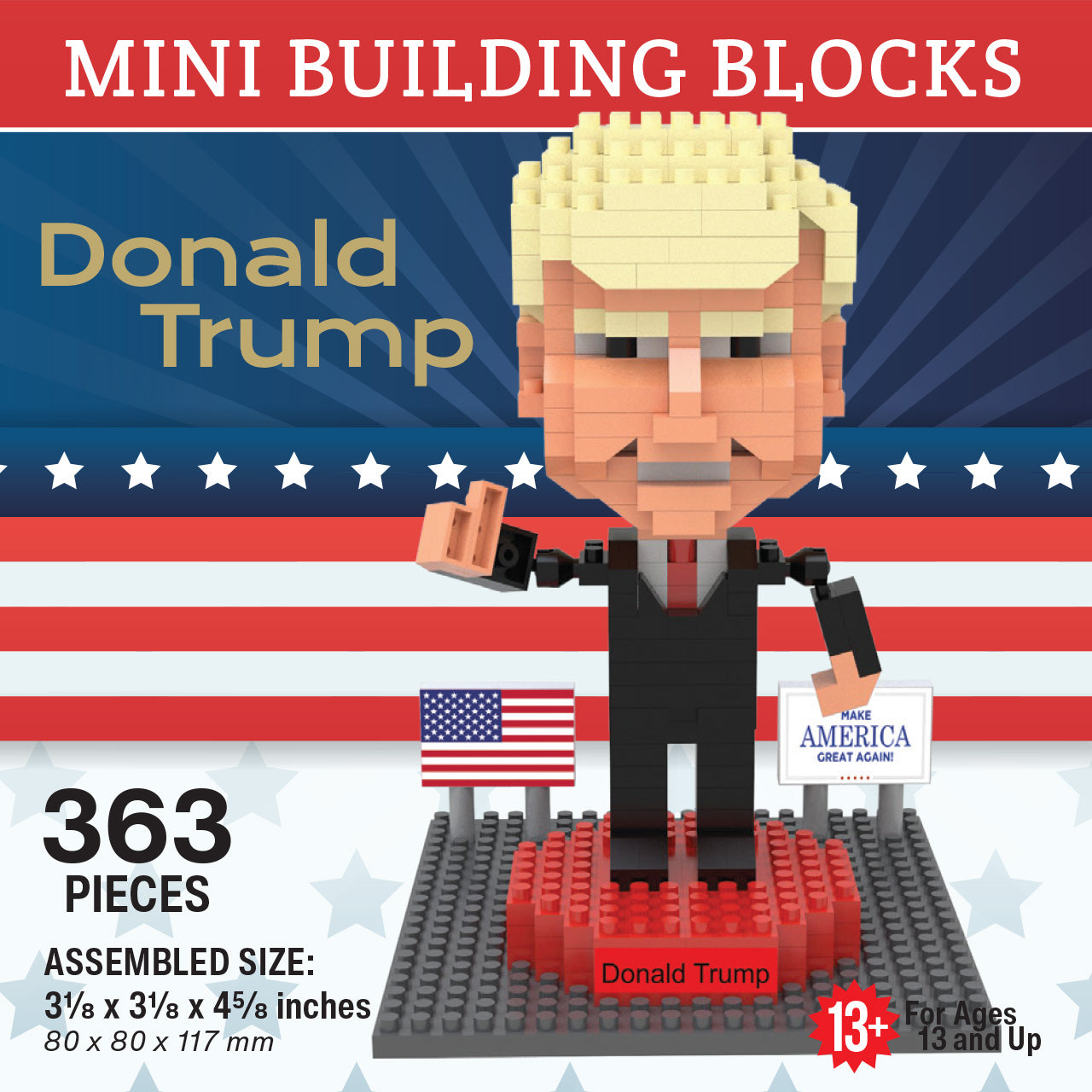 Mini Building Blocks - Donald Trump