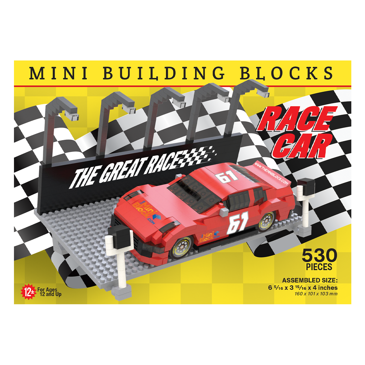 Mini Building Blocks - Race Car