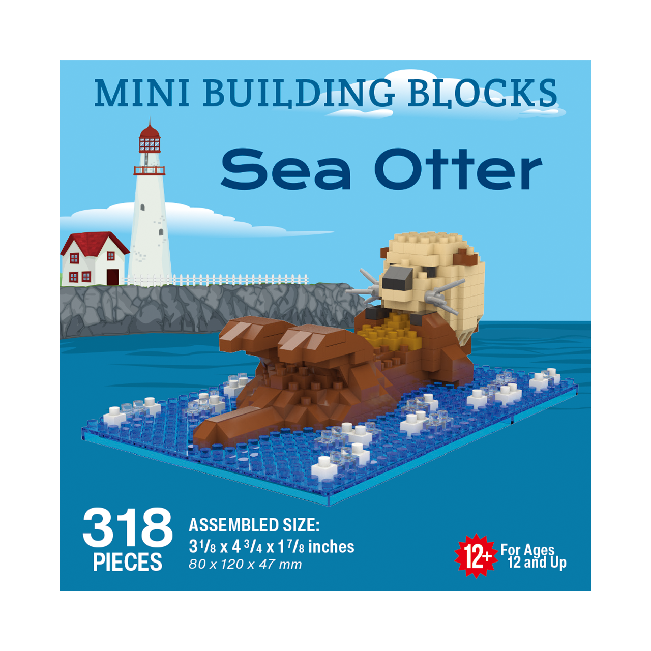 Mini Building Blocks - Sea Otter