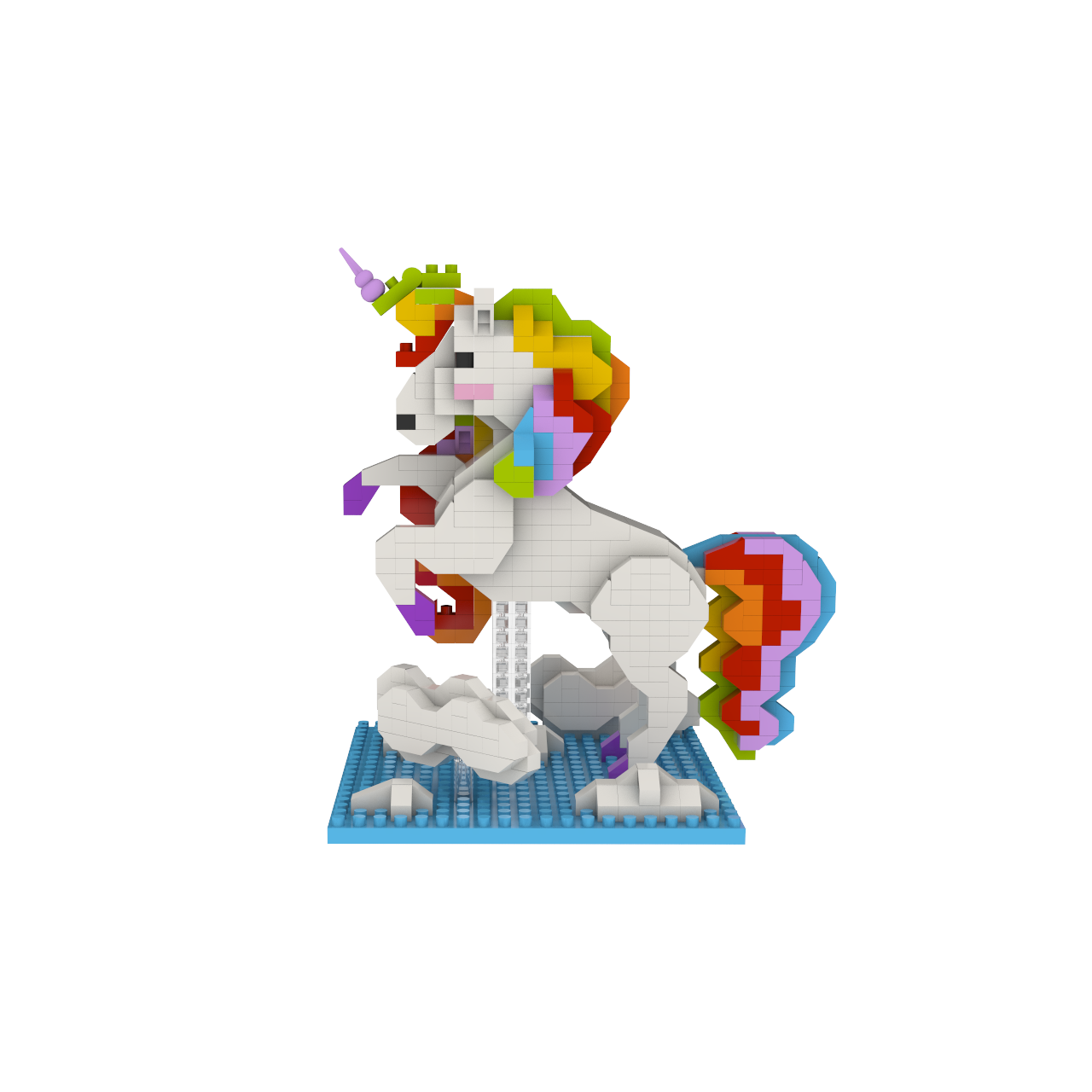 Mini Building Blocks - Unicorn