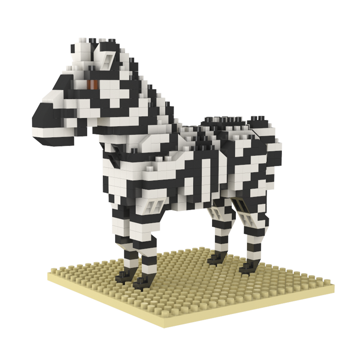 Mini Building Blocks - Zebra