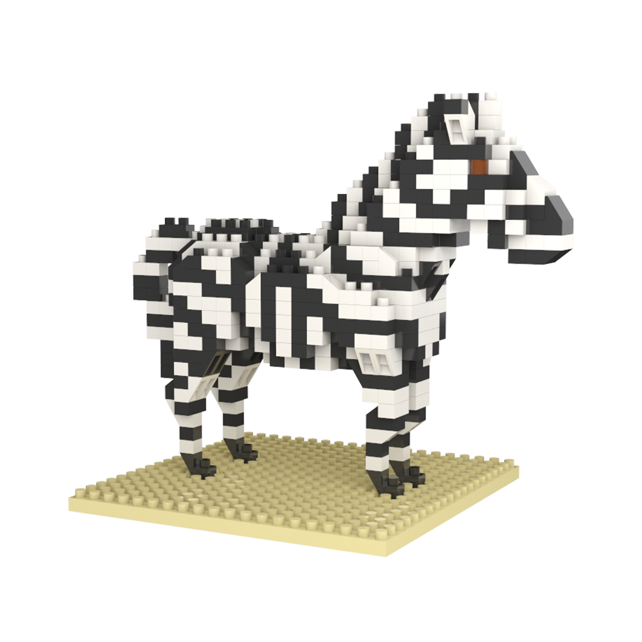 Mini Building Blocks - Zebra