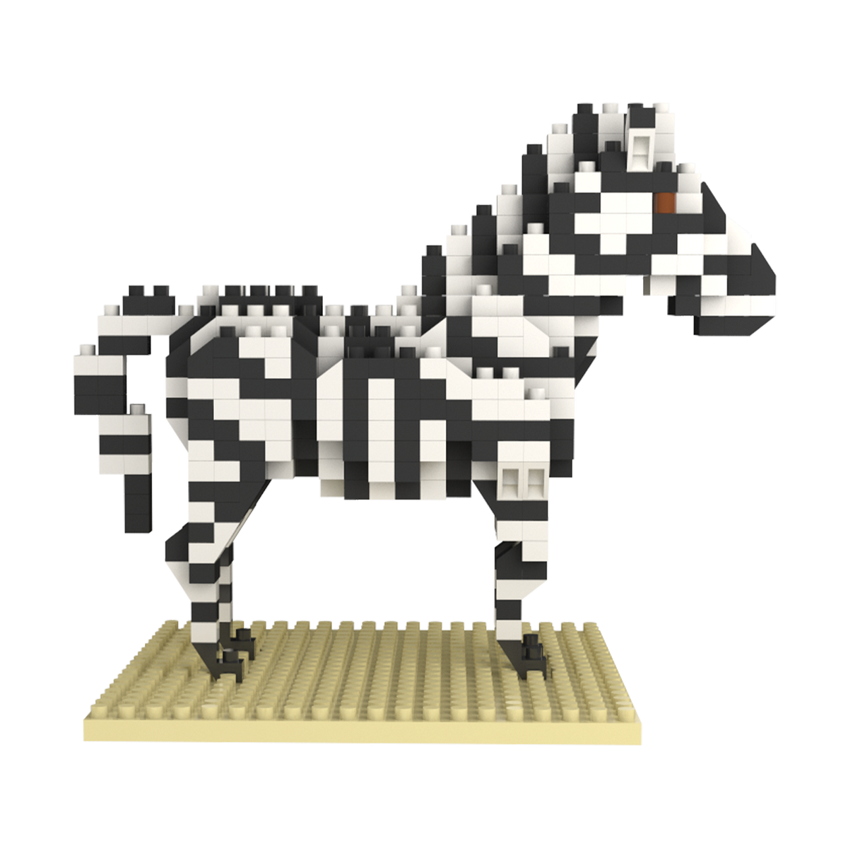 Mini Building Blocks - Zebra
