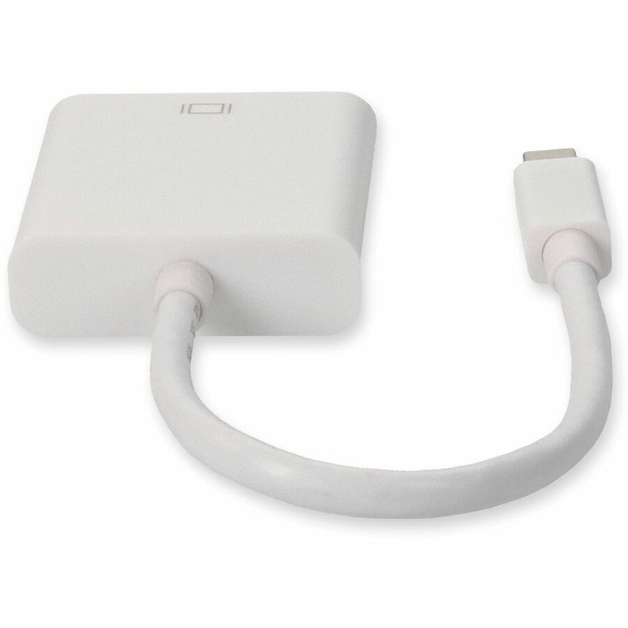 Mini-DisplayPort 1.1 Male to DVI-I (29 pin) Female White Active Adapter For Resolution Up to 1920x1200 (WUXGA) MDP2DVIA