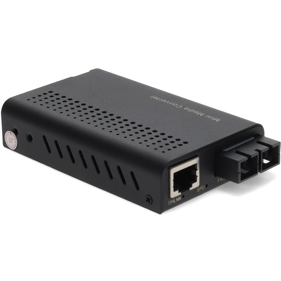 Mini Media Converter 10/100Base-TX to 100Base-FX SC MMF 2km | TecISoft ADD-FMCMN-FX-SC