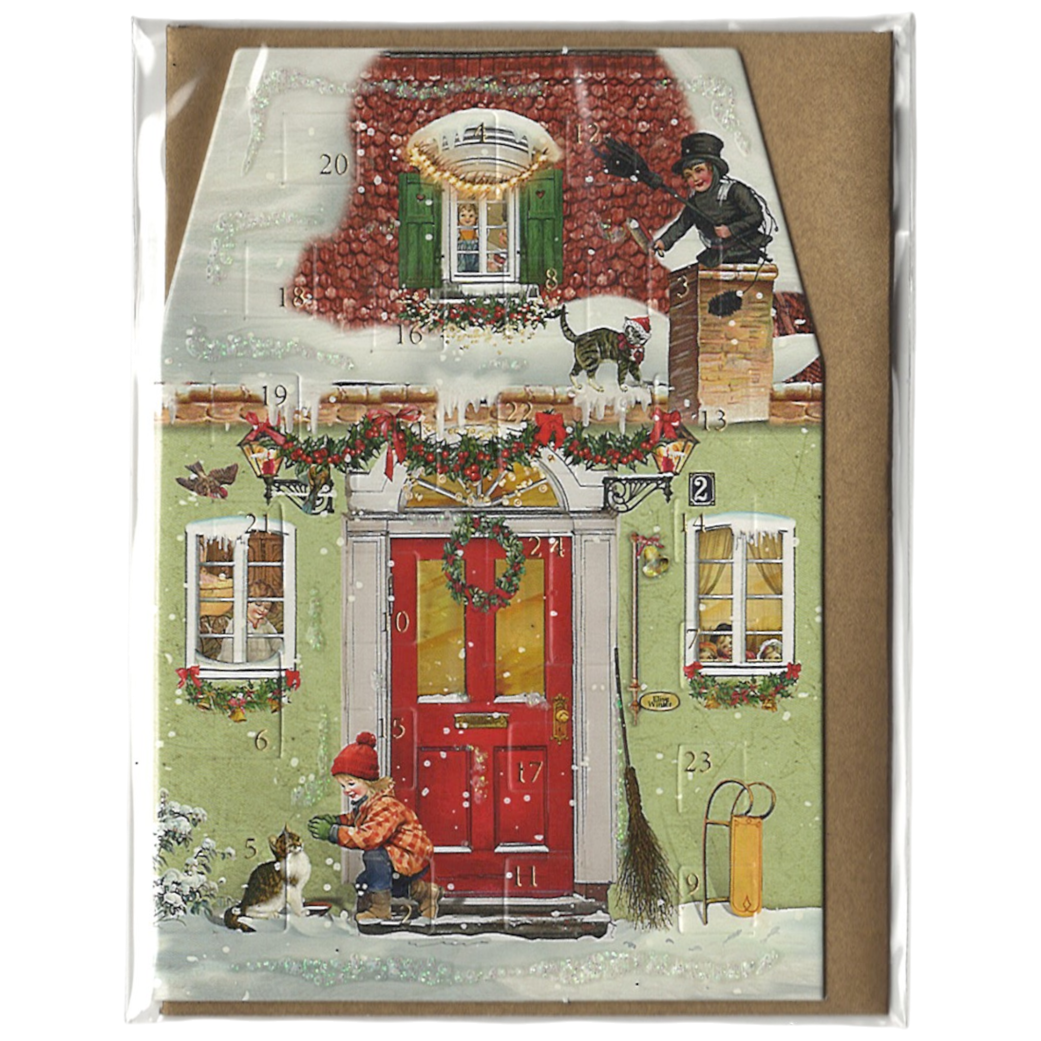Miniature Advent Card - The Lucky Chimney Sweep