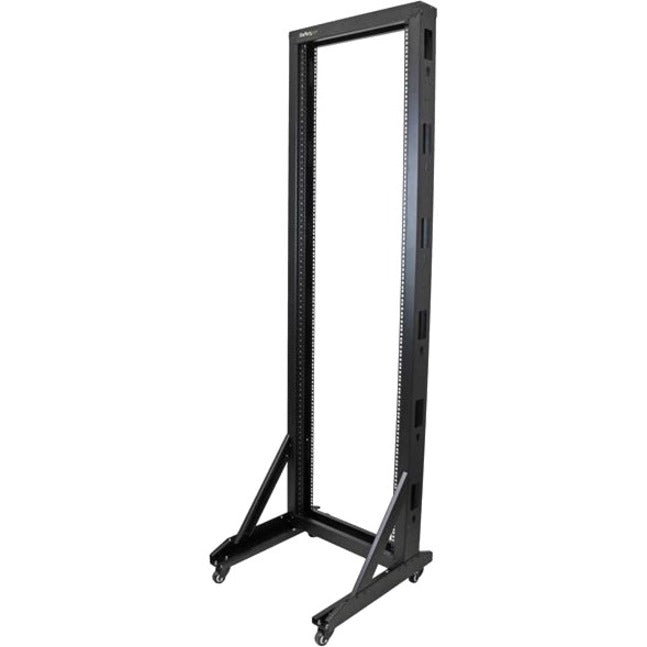 Mobile Open Frame Server Rack 42U Two Post - StarTech Network Rack | TecISoft 2POSTRACK42