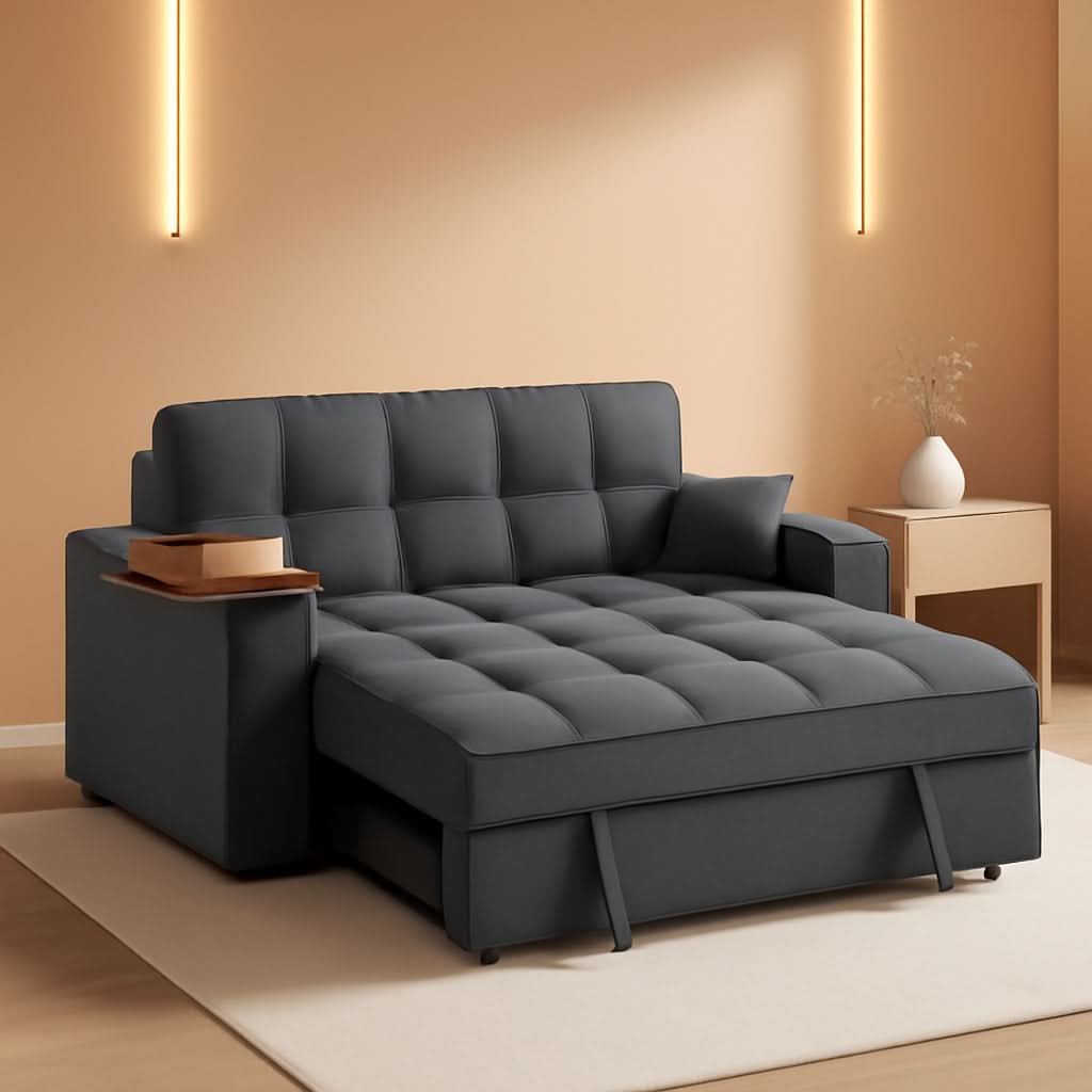 Modern 3 In 1 Folding Sofa Bed With Mattress