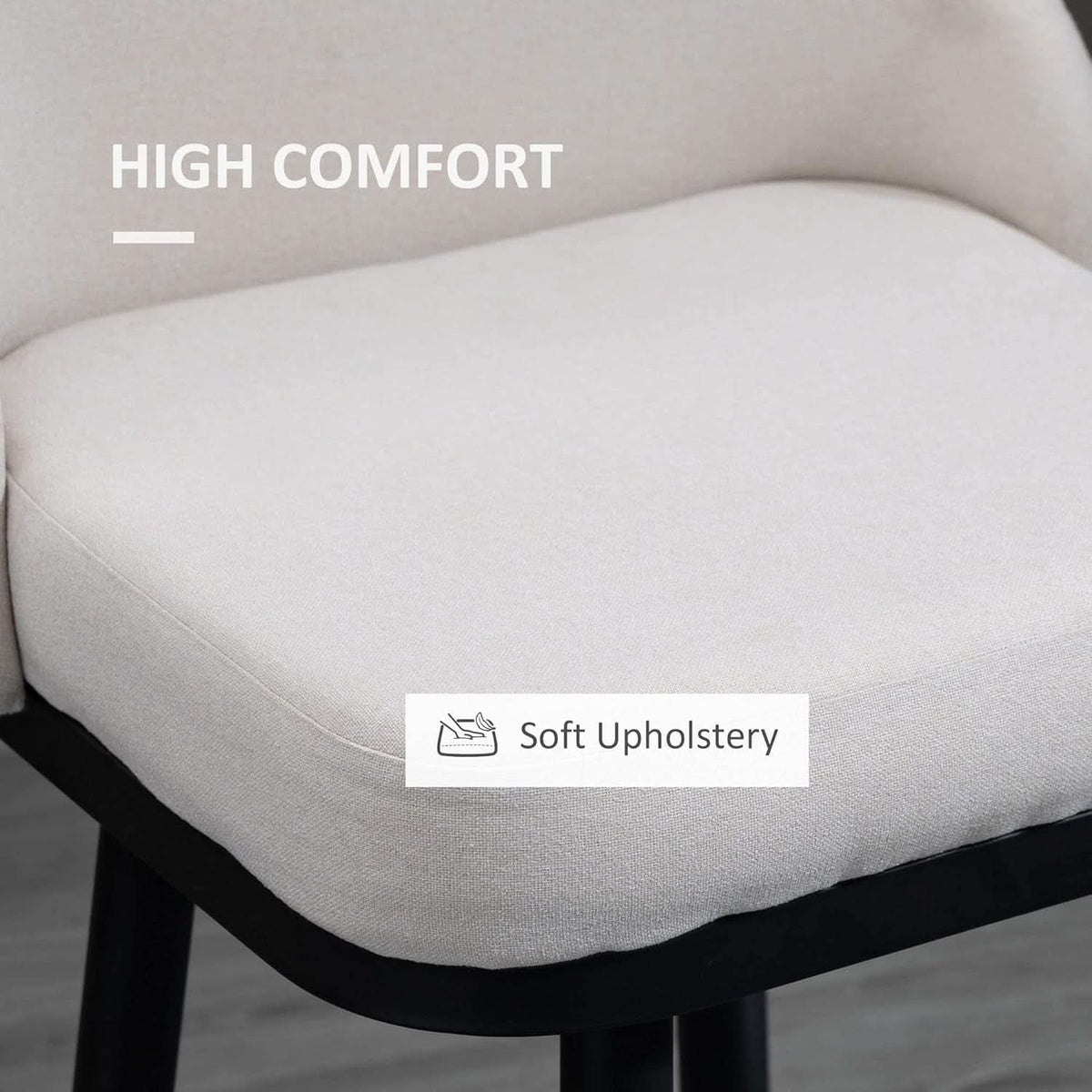 Modern 360 Degree Swivel Bar Stools Set of Two