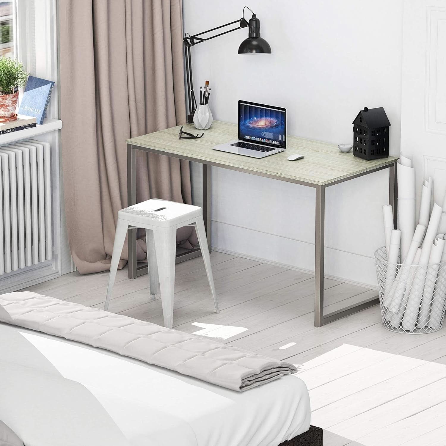 Modern 48 Inch Computer Desk for Home Office Use