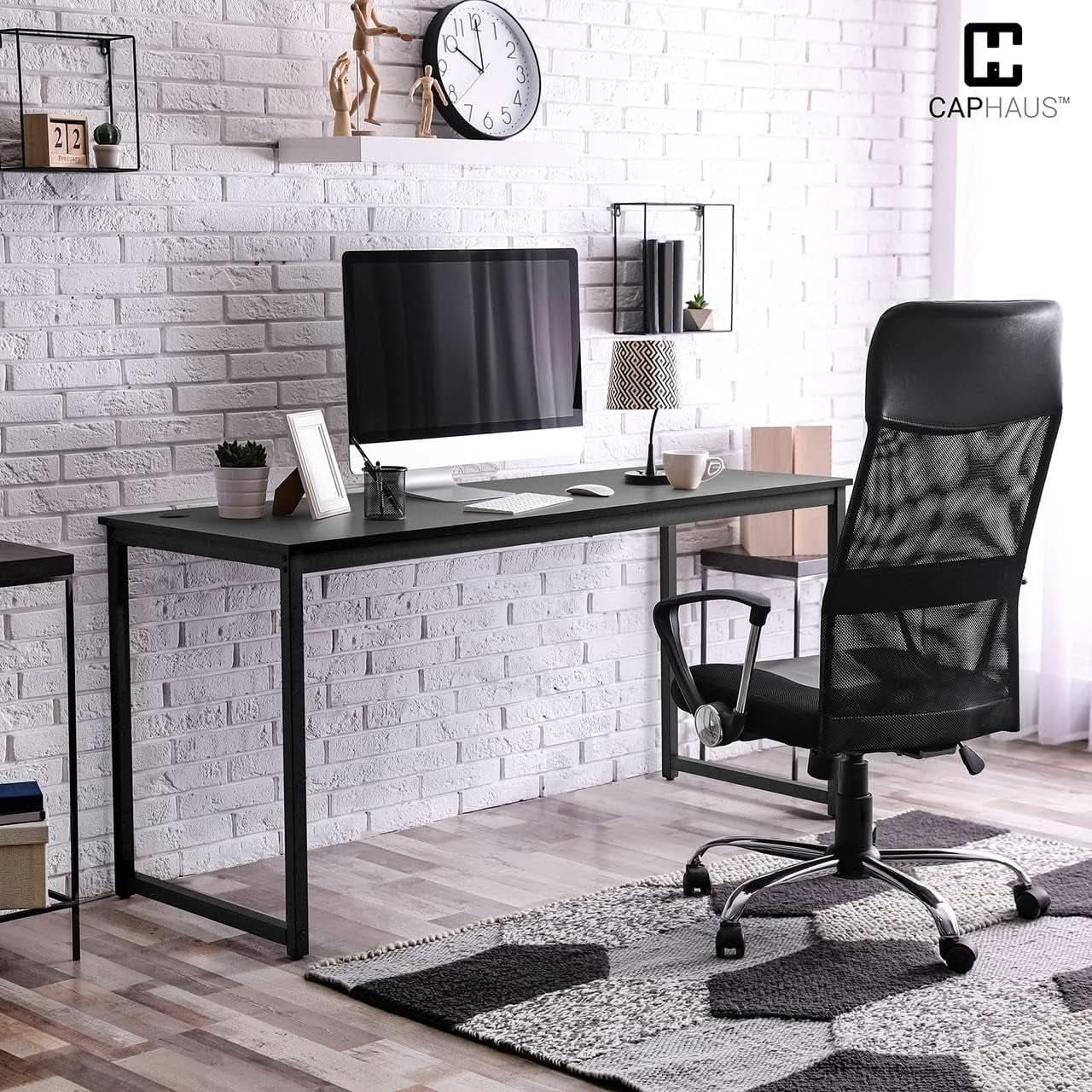 Modern 63 Inch Computer Desk for Home Office Use