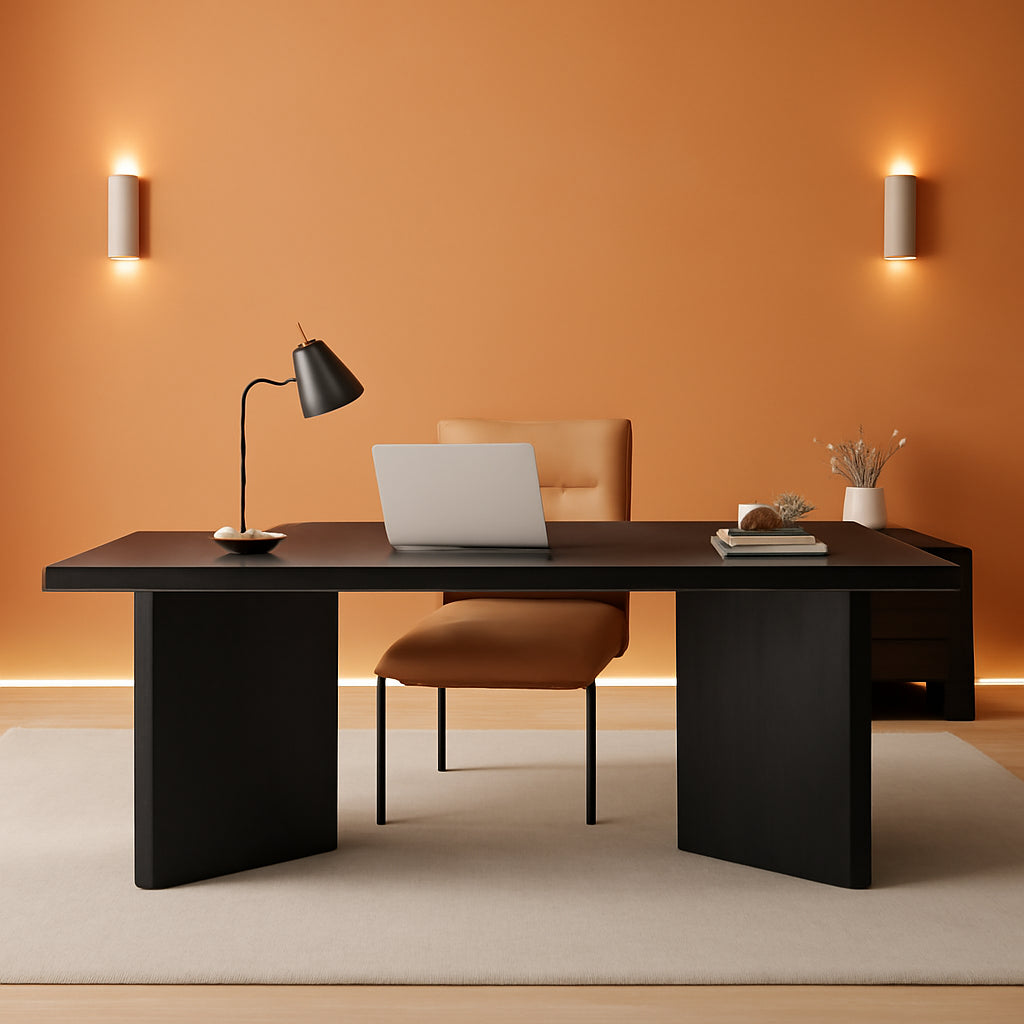 Modern 63 Inch Executive Desk For Home Office