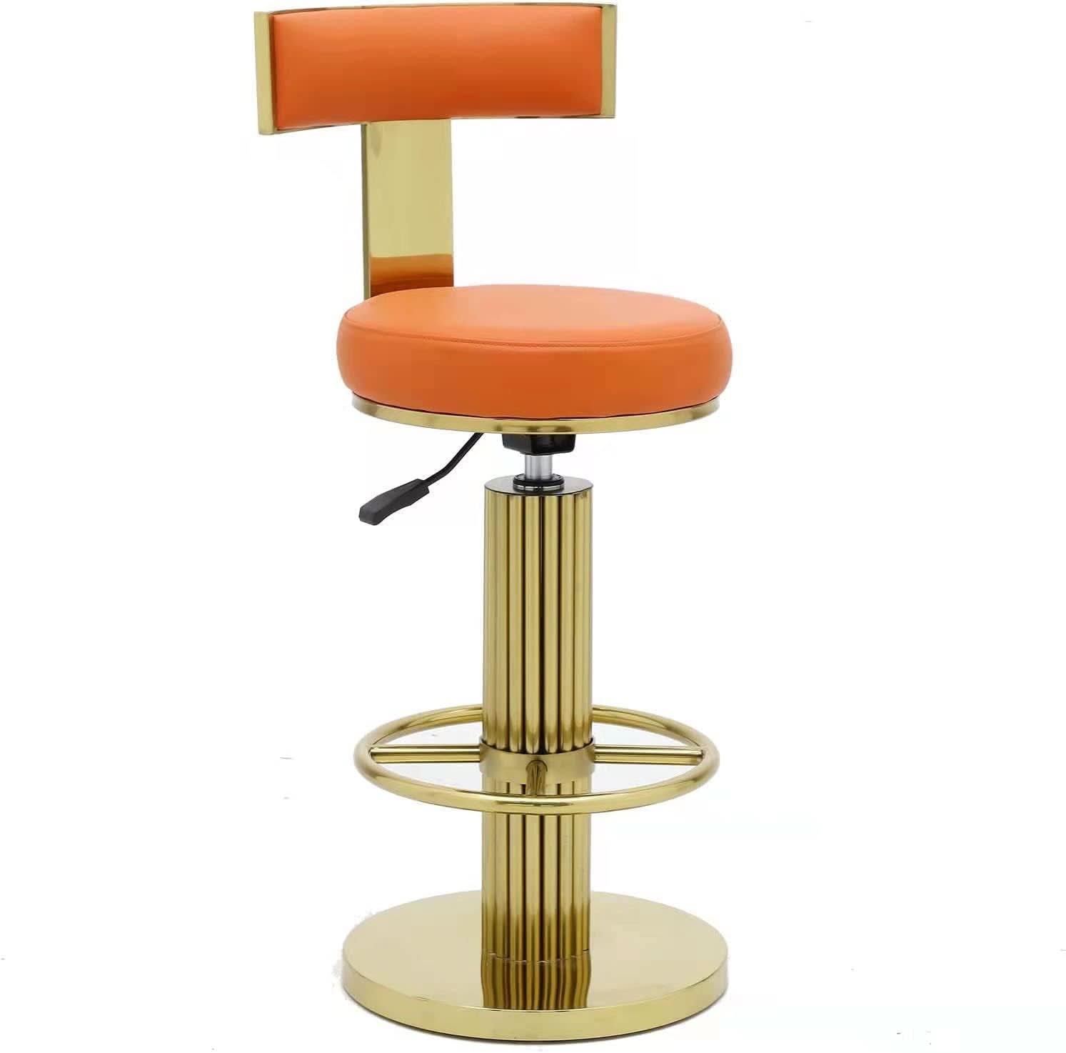 Modern Adjustable Counter Height Bar Stools with Back