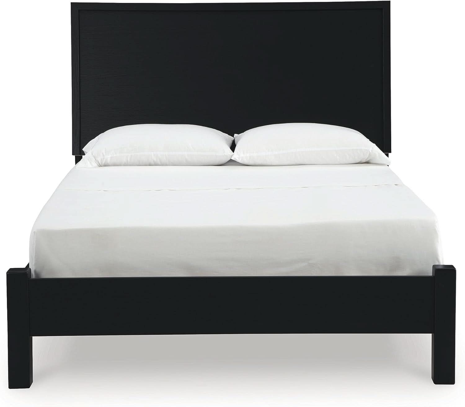 Modern Black Queen Panel Headboard for Stylish Bedrooms