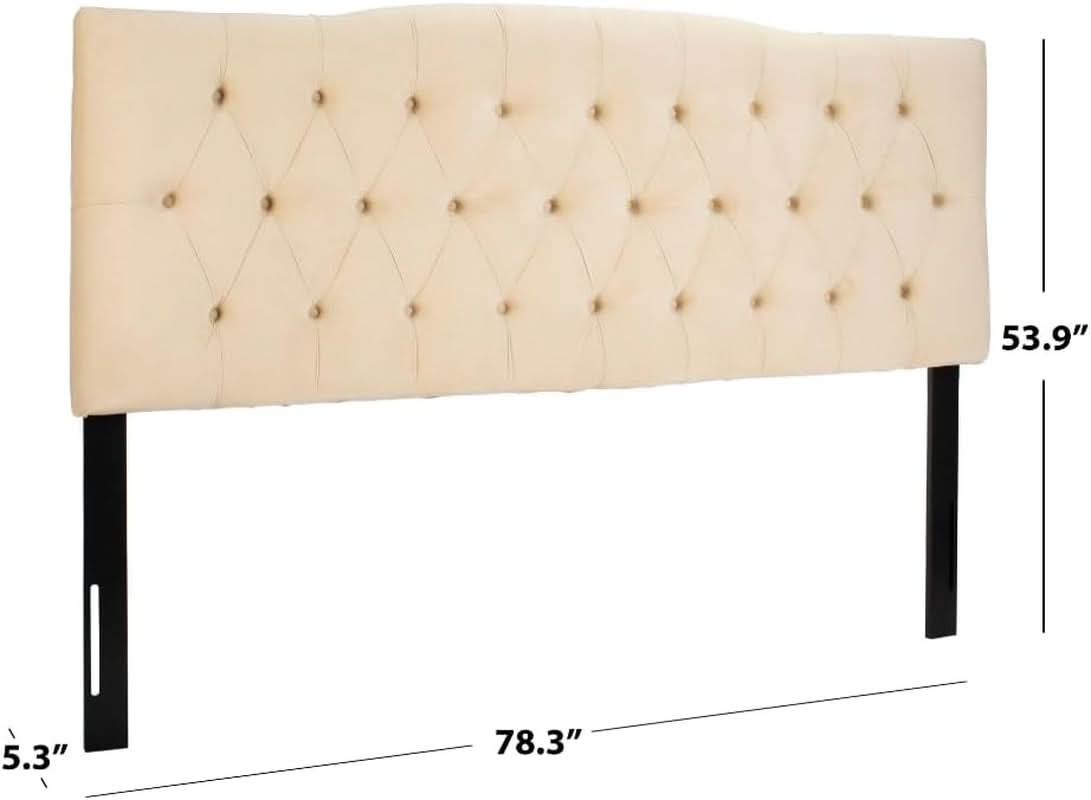 Modern Buckwheat Tufted King Headboard for Bedroom Elegance
