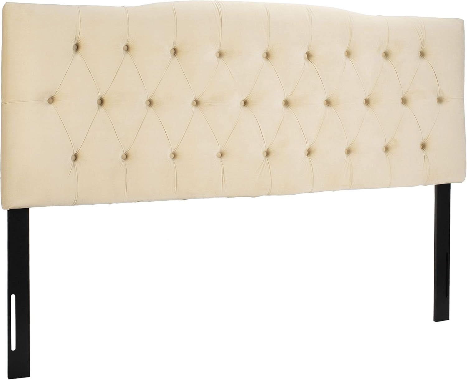 Modern Buckwheat Tufted King Headboard for Bedroom Elegance