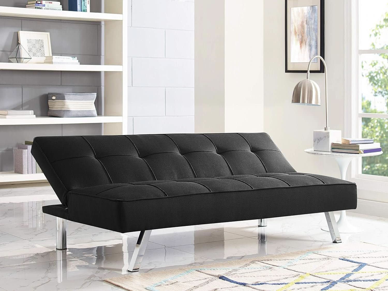 Modern Convertible Sofa Bed with Easy Care Upholstery