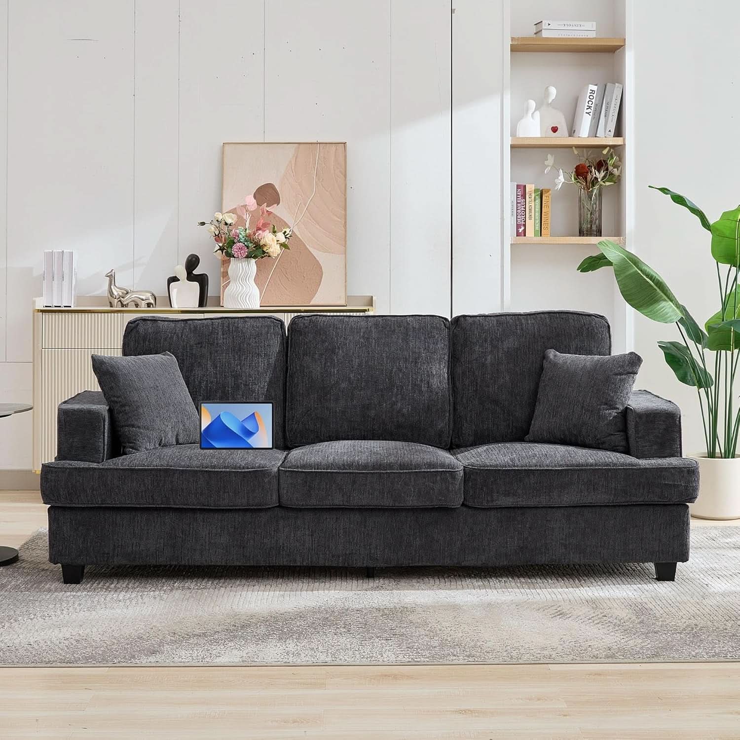 Modern Deep Seat Loveseat Couch for Comfortable Living