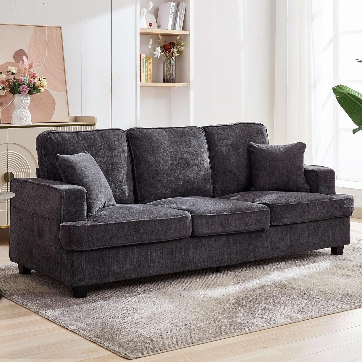 Modern Deep Seat Loveseat Couch for Comfortable Living