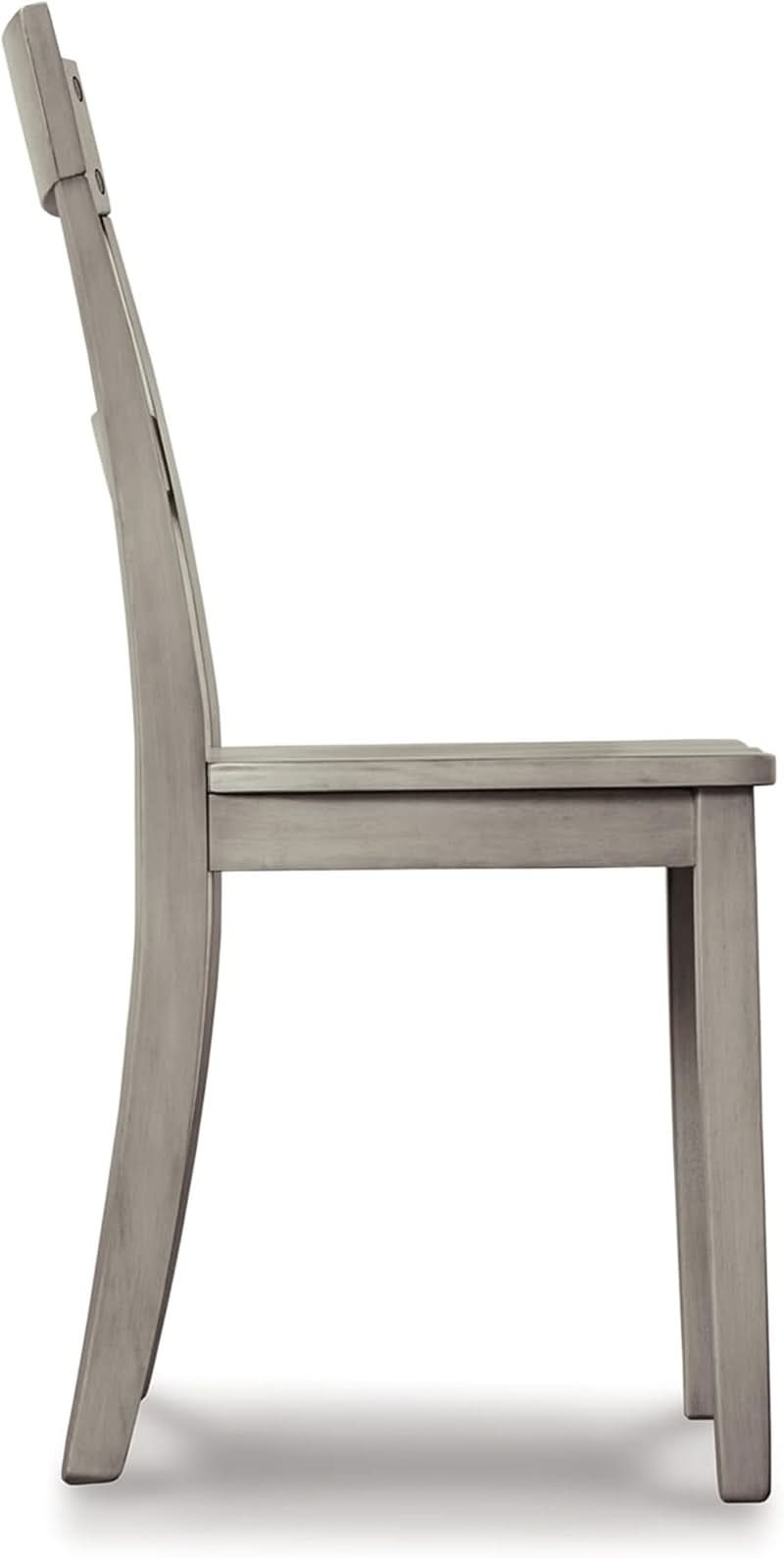 Modern Farmhouse 18 Inch Weathered Wood Dining Chairs Gray