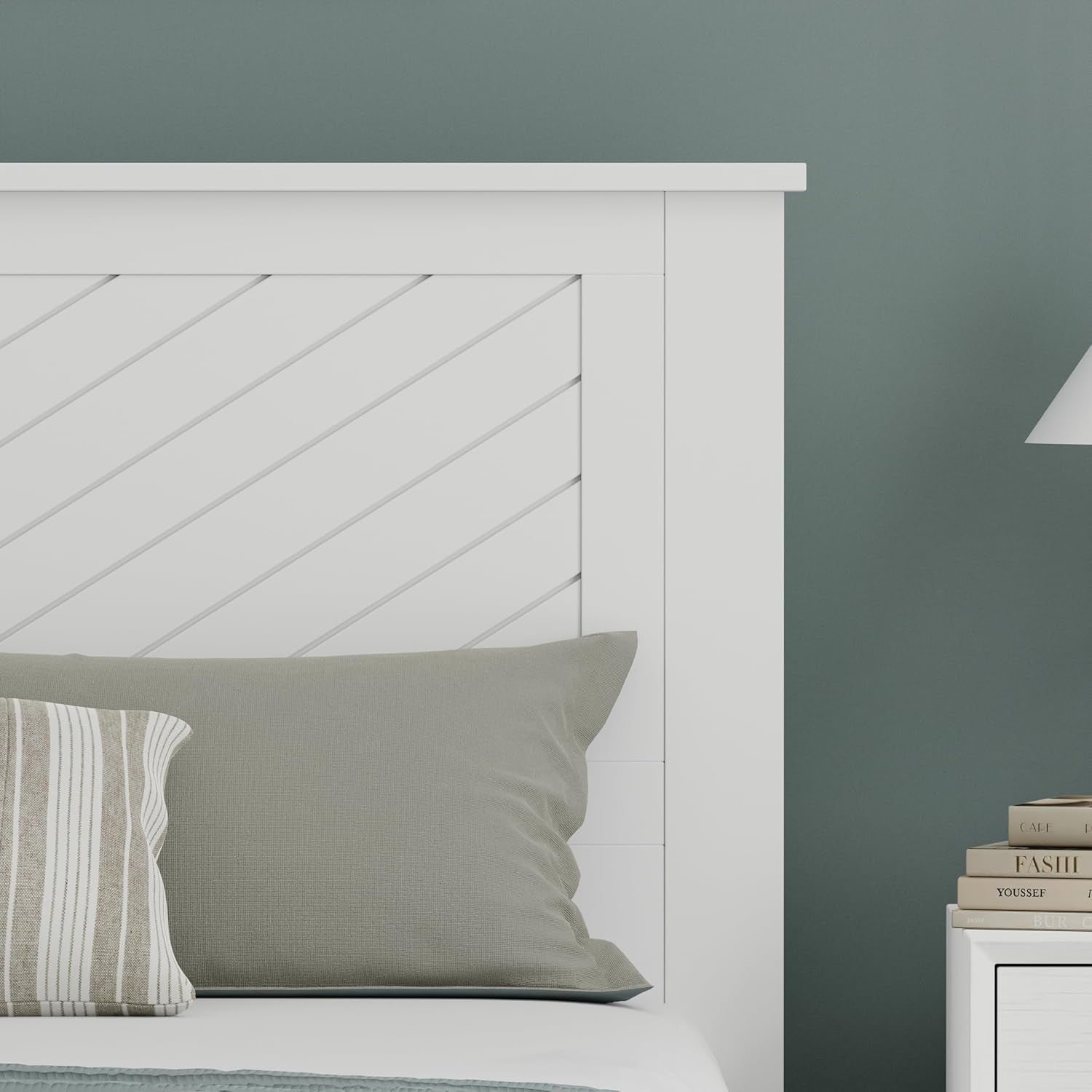 Modern Farmhouse Full Headboard with Chevron Design