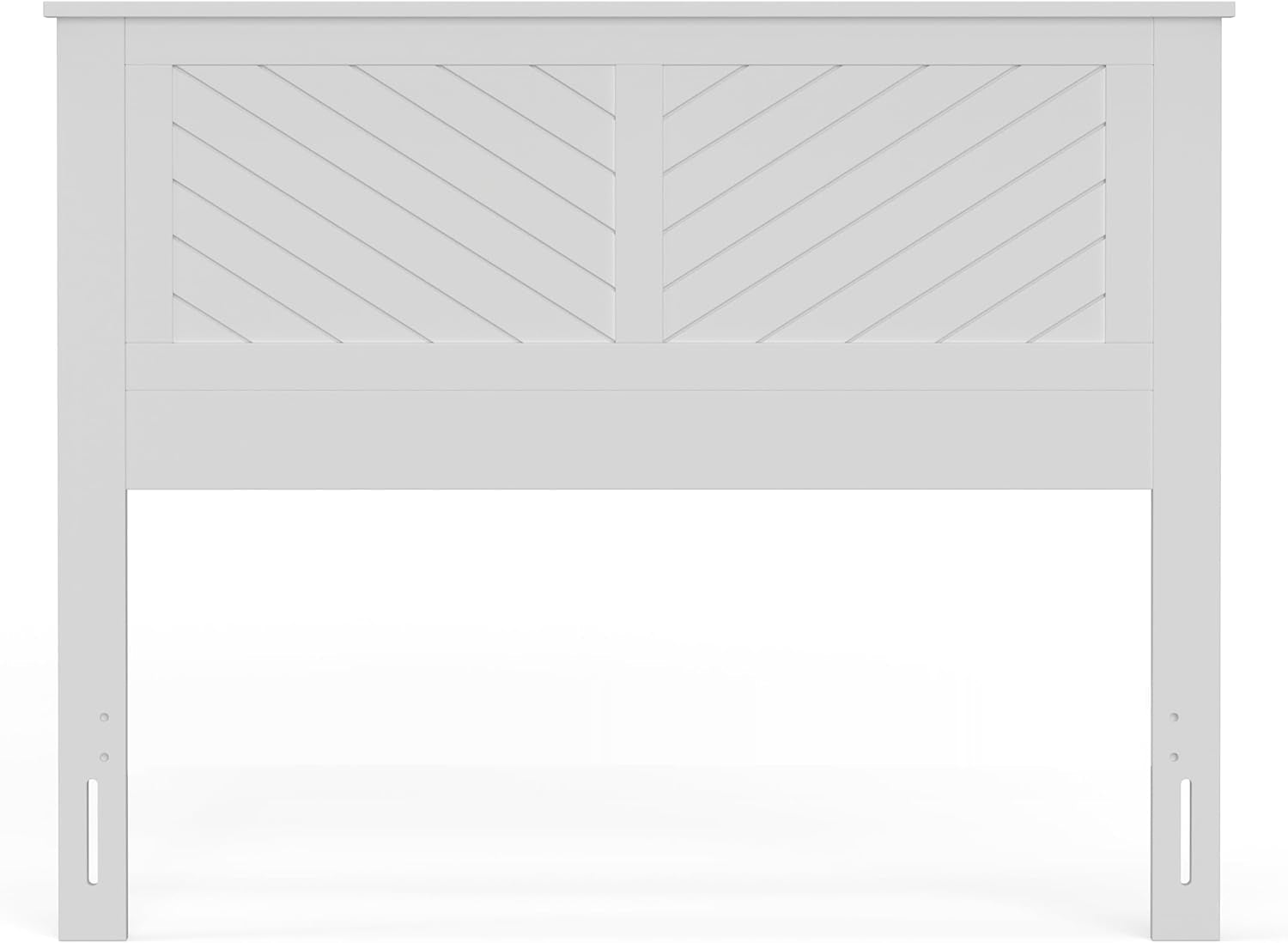 Modern Farmhouse Full Headboard with Chevron Design