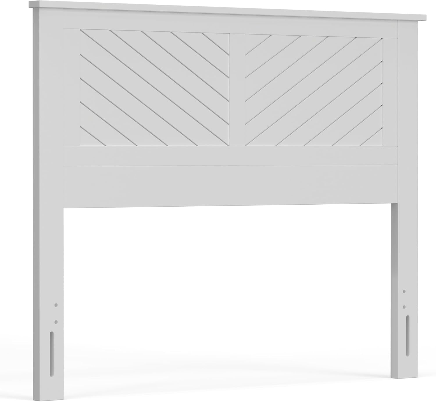 Modern Farmhouse Full Headboard with Chevron Design
