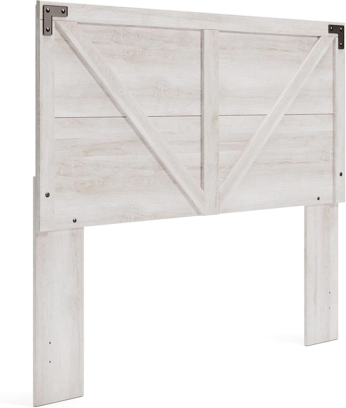 Modern Farmhouse Queen Headboard with Crossbuck Styling