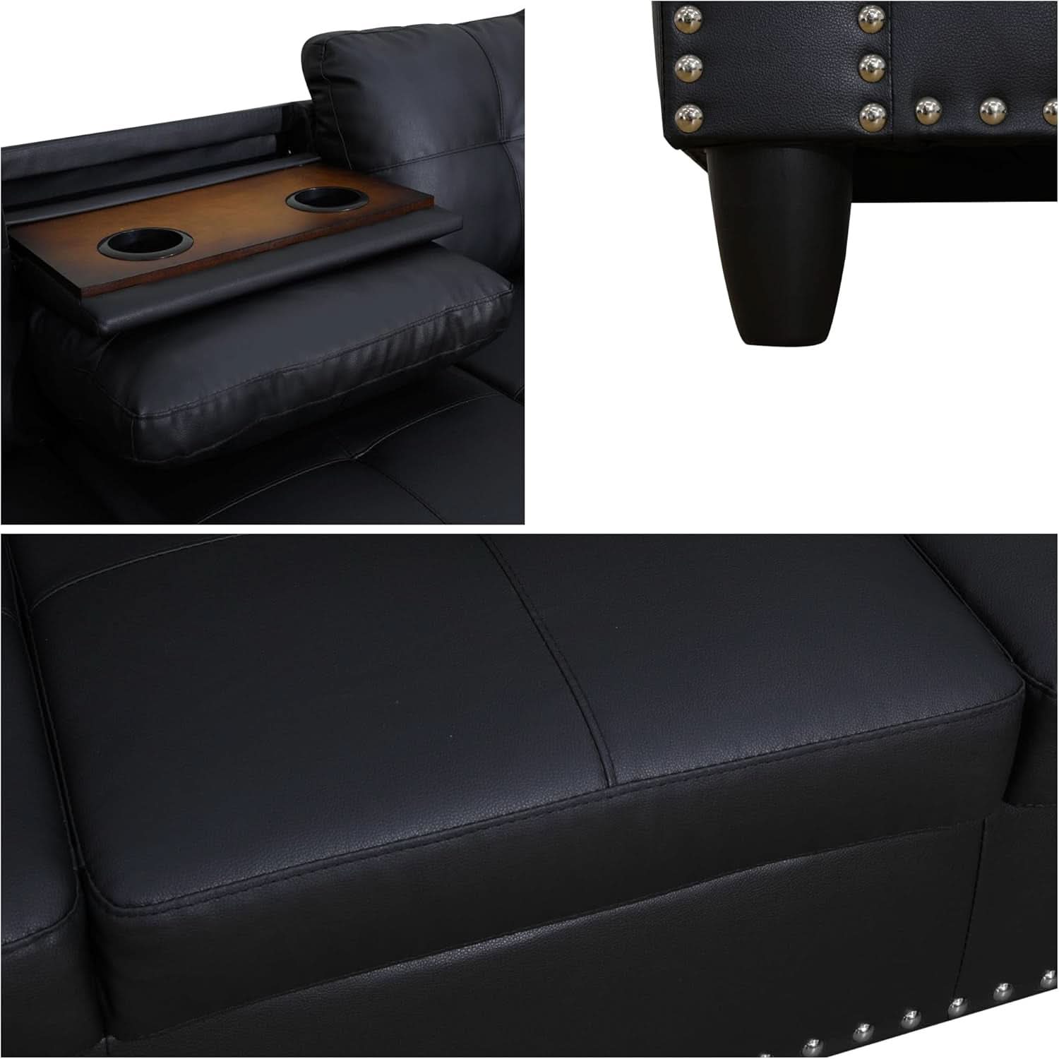 Modern L Shaped Modular Sofa with Chaise Comfort
