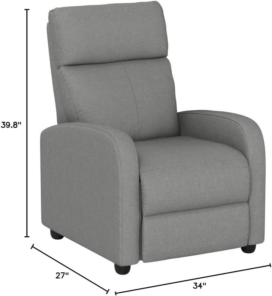 Modern Massage Recliner Chair For Living Room Fabric