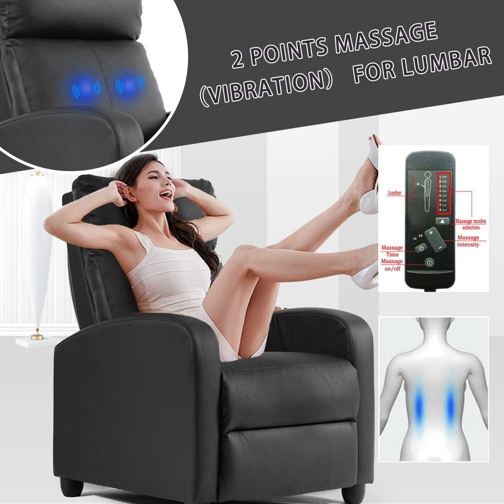 Modern Massage Recliner Sofa With Massage Function