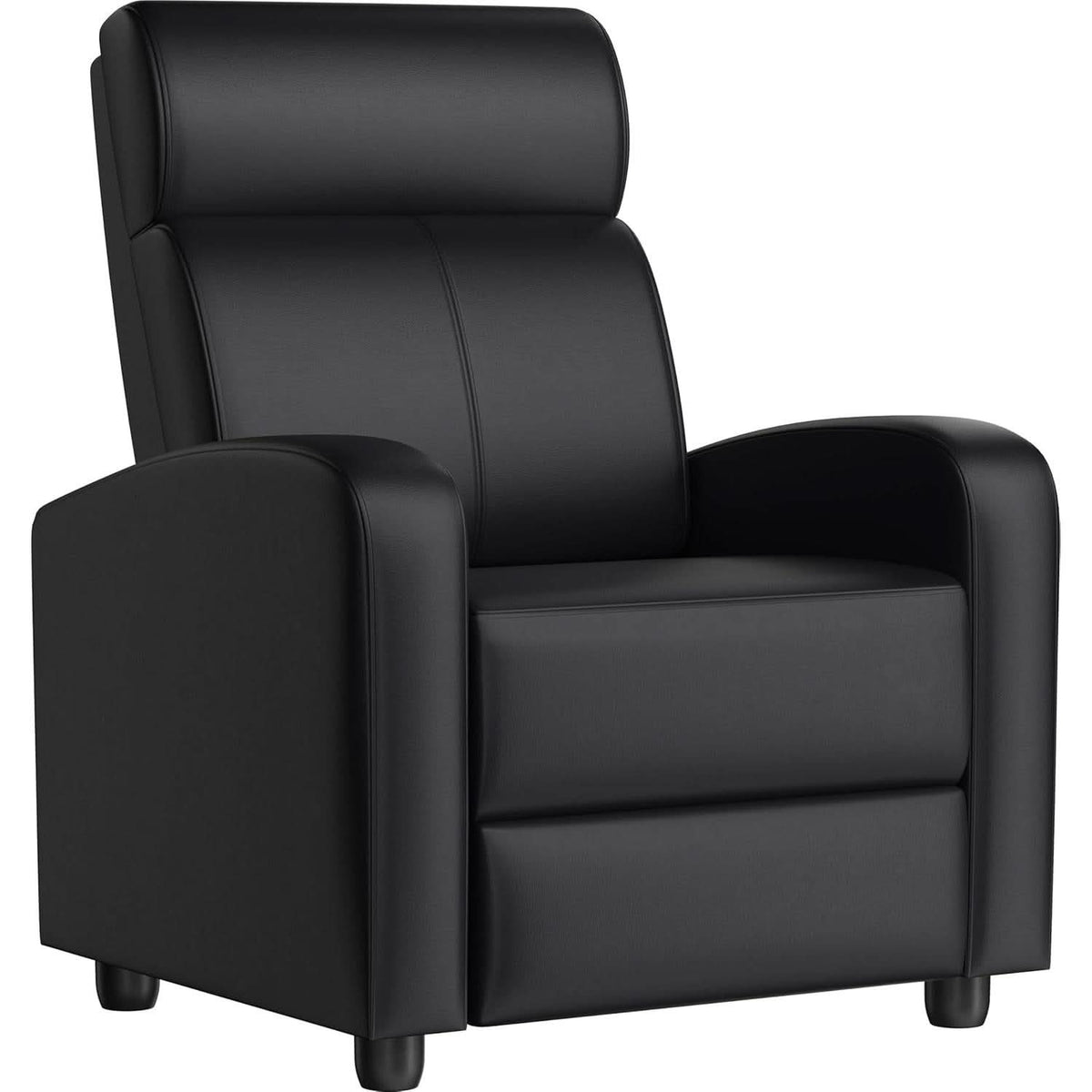 Modern Recliner Sofa With Lumbar Support And Plush Comfort