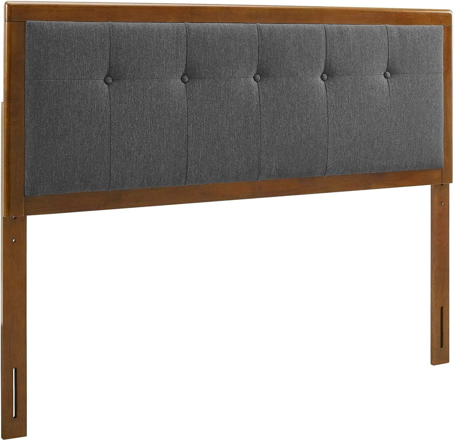 Modern Tufted Queen Headboard with Foam Padding