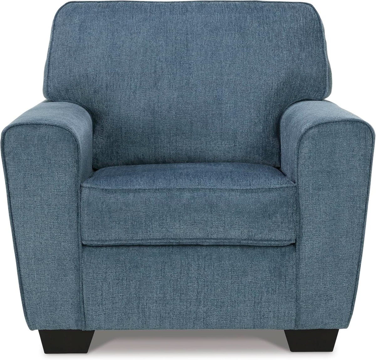 Modern Upholstered Accent Chair In Blue For Living Room