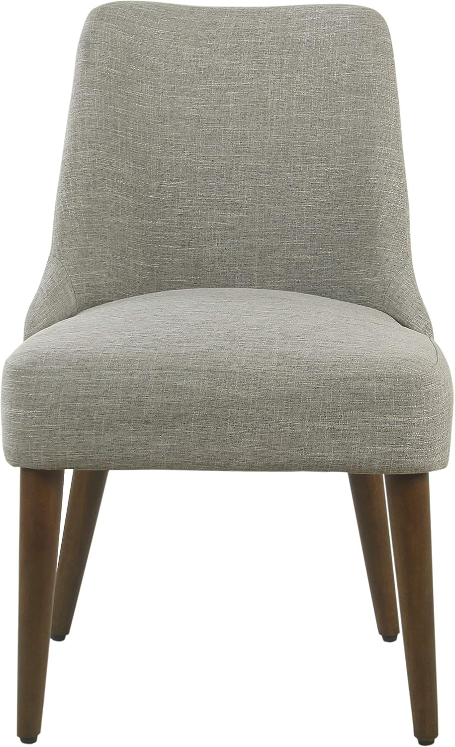Modern Upholstered Gray Side Dining Chair For Kitchen