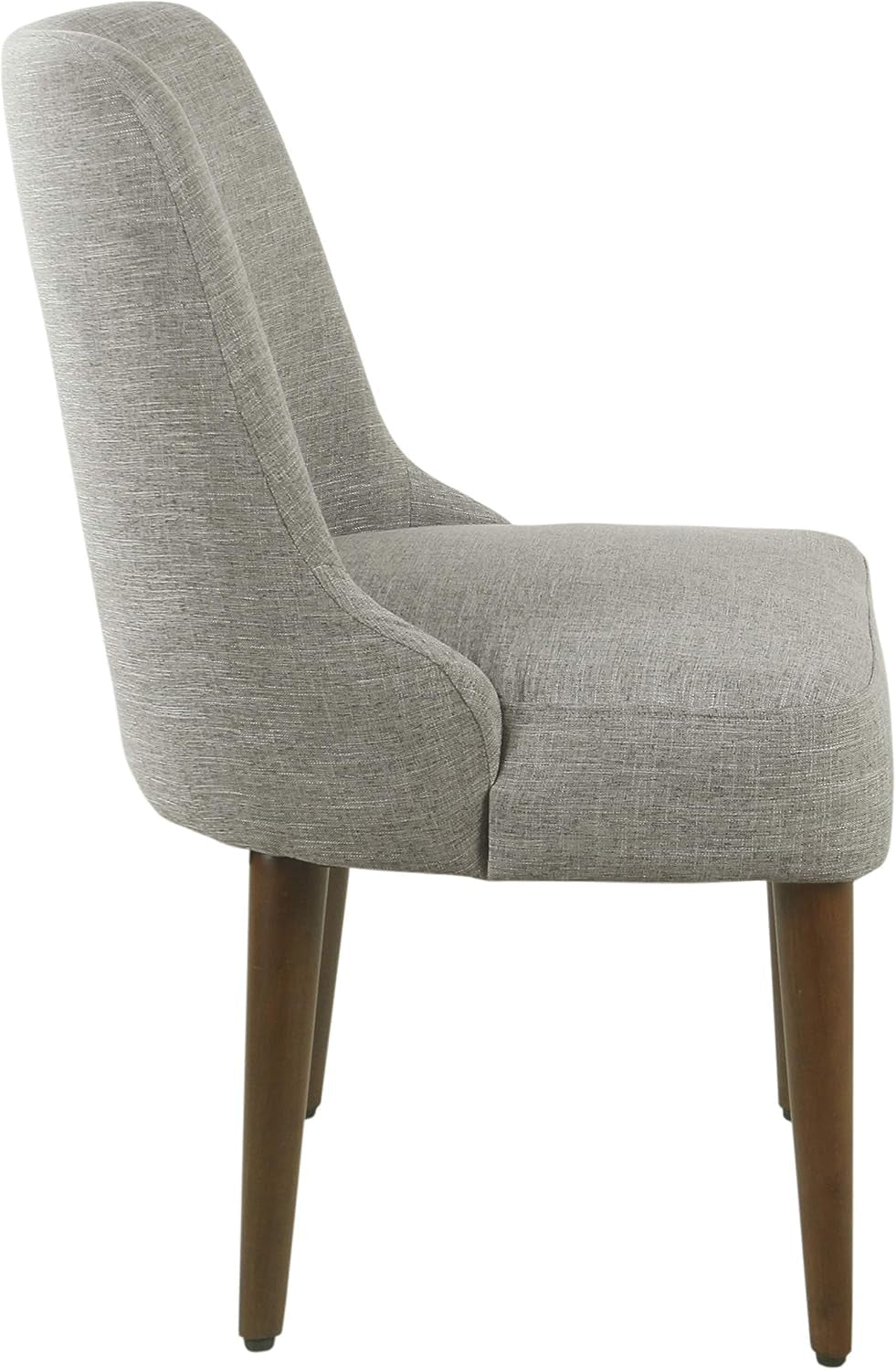 Modern Upholstered Gray Side Dining Chair For Kitchen