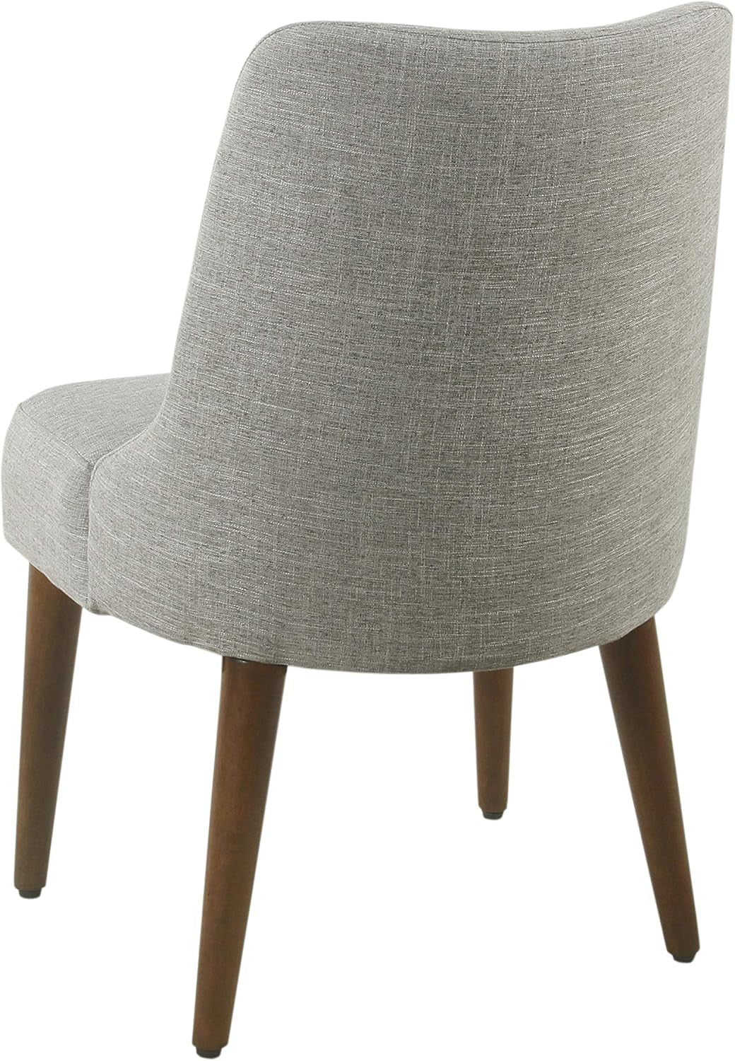 Modern Upholstered Gray Side Dining Chair For Kitchen