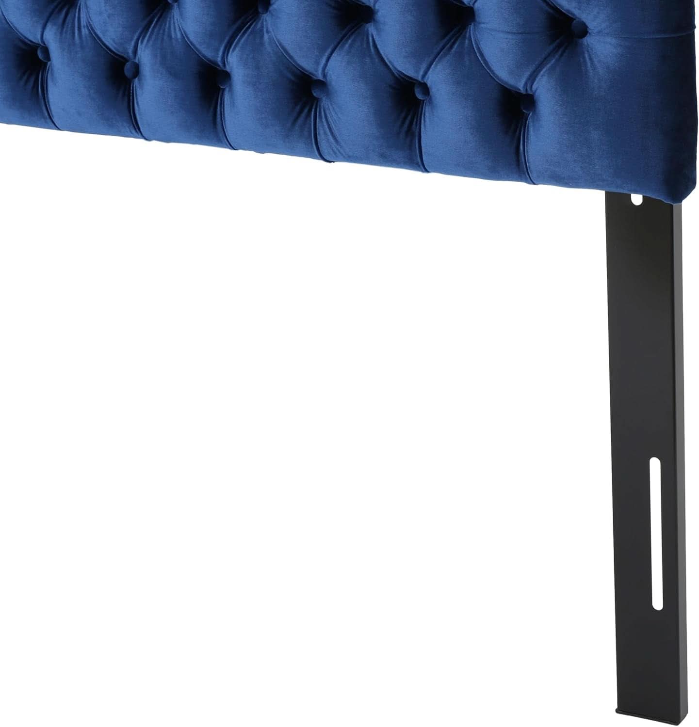 Modern Upholstered Headboard with Adjustable Height and Buttons