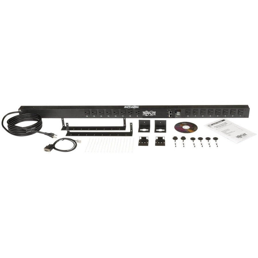 Monitored Power Distribution Unit - 1.4kW Single-Phase PDU with LX Platform | Tripp Lite Eaton PDUMNV15LX