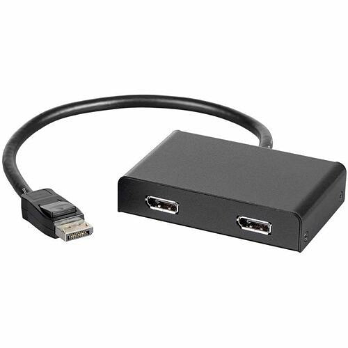 Monoprice 2-Port DisplayPort 1.2 MST Hub 4K Dual Monitor Adapter