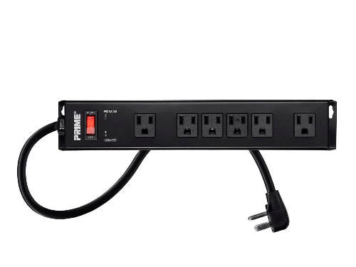 Monoprice 6-Outlet Metal Surge Protector Power Strip 1150J 15ft Cord
