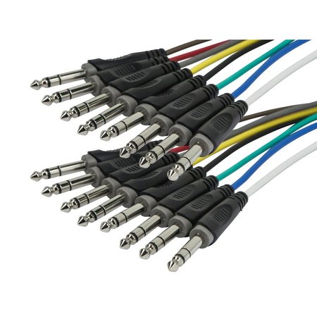 Monoprice 8-Channel 1/4inch TRS Snake Cable 6 Meter