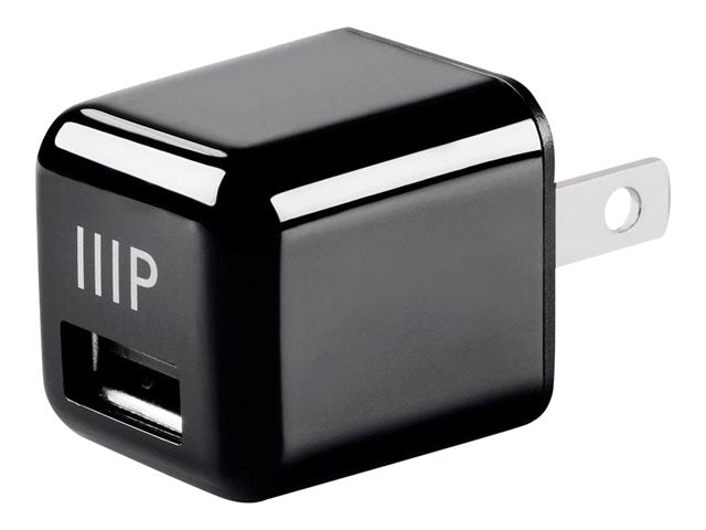 Monoprice USB 2.4A Mini Travel Charger Compact Fast Charging